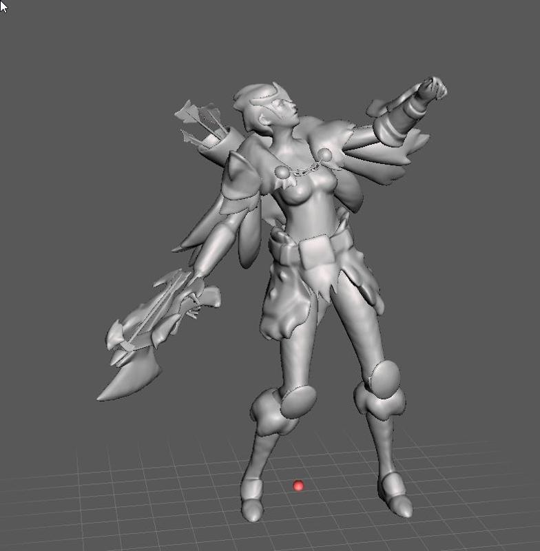 Woad Scout Quinn 3D Model