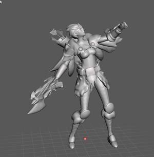 Woad Scout Quinn 3D Model