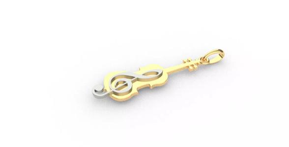 violin pendant