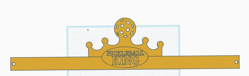 pickleball king crown