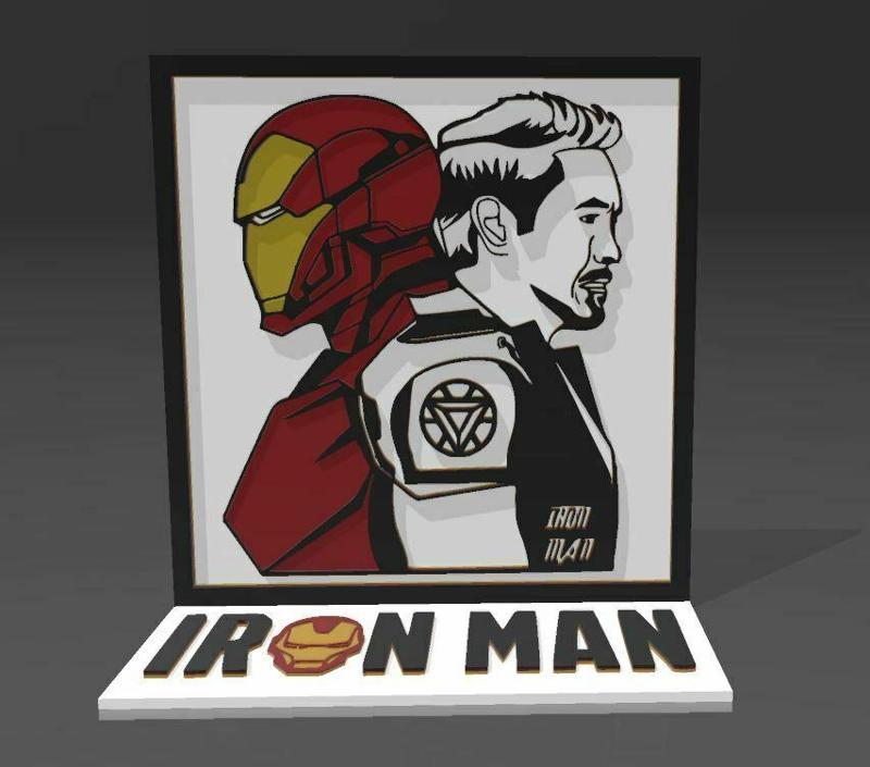 Iron man decoration