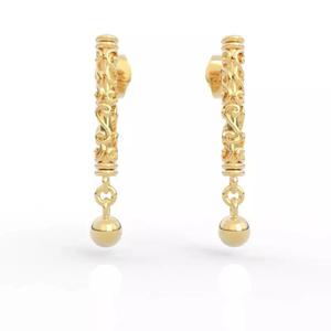 Black Myth Wukong Staff Ruyi Jingubang Earrings