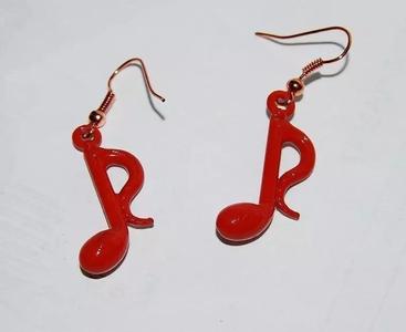 Castable Note-Earrings