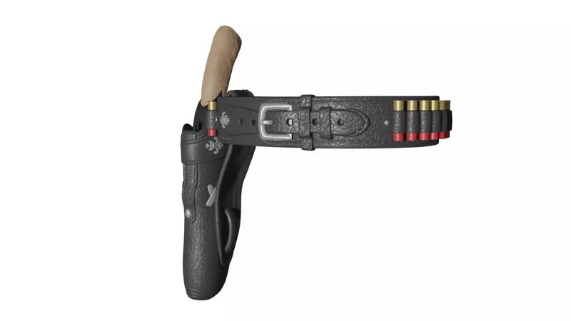 One12Scale Sawed-off Shotgun Holster and Belt