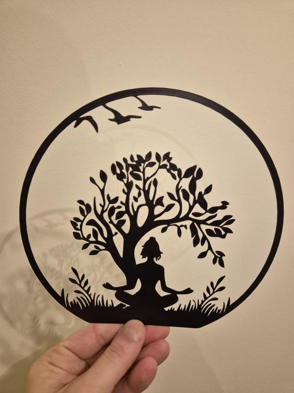 Yoga Pose – Tranquil Line Art Design