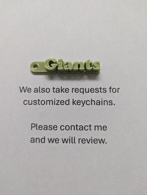 San Francisco Giants Keychain / Keyring