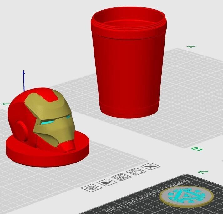 Milkshake Iron Man Avenger Marvel Tumbler