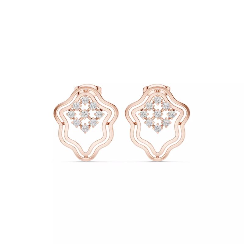 Diamond Studs Earrings 3dm stl renders animation videos details