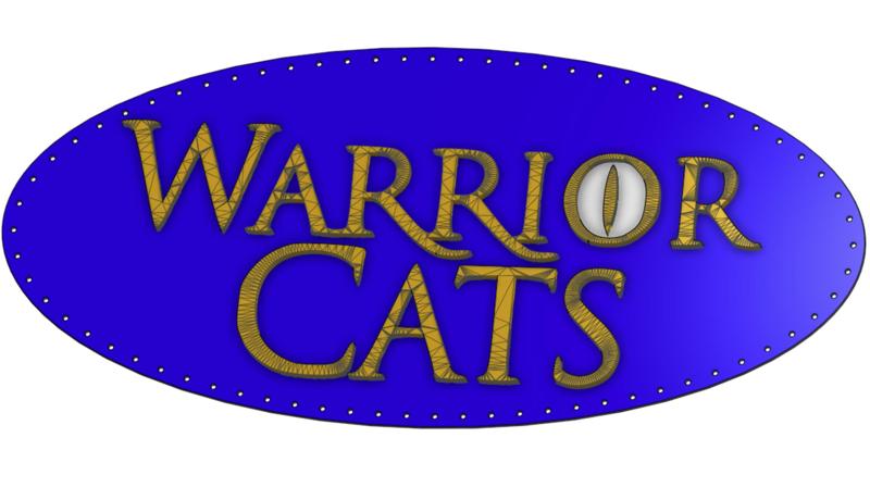 Warrior Cats - logo for backpack sew-on 3 color NO AMS