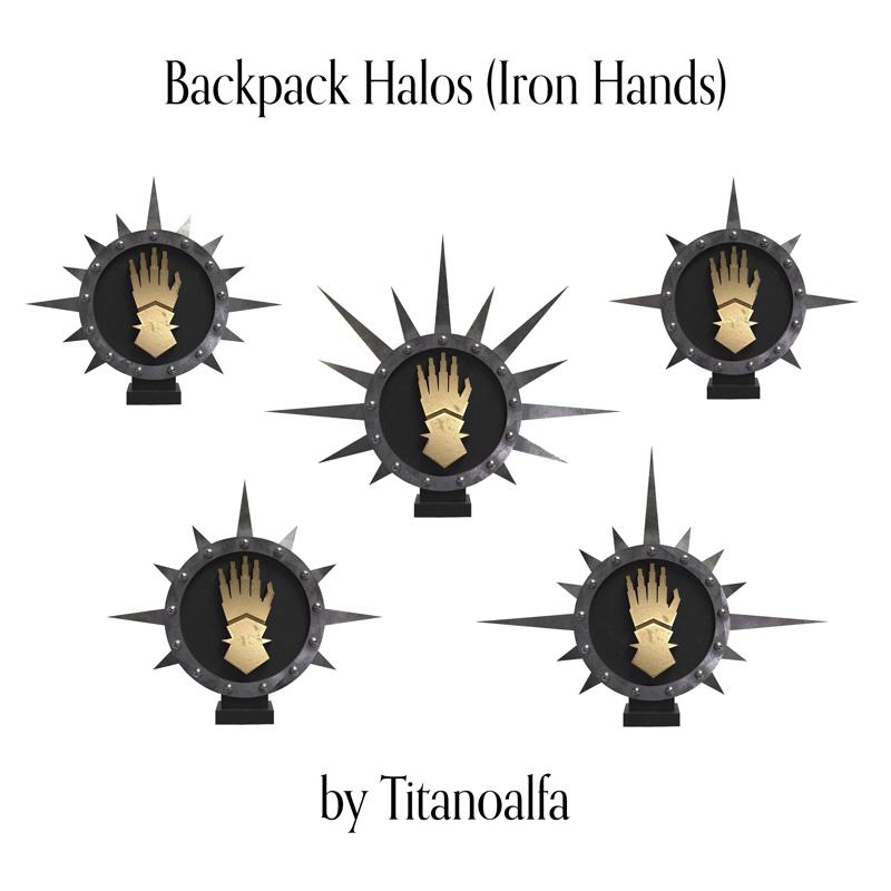 Backpack Halo Iron Hands