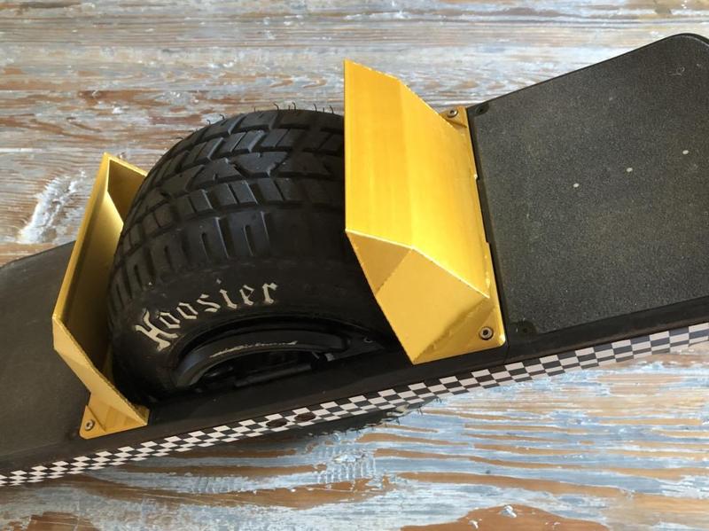 Onewheel pint fender cyberfender inspired by the Tesla cybertruck