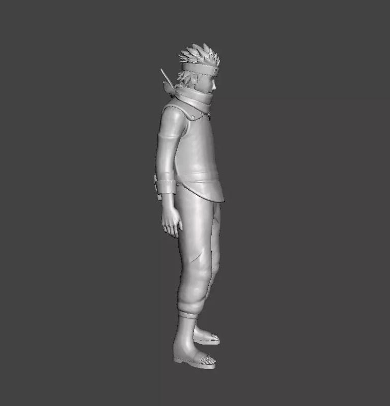 Sarutobi Konohamaru Jonin 3D Model