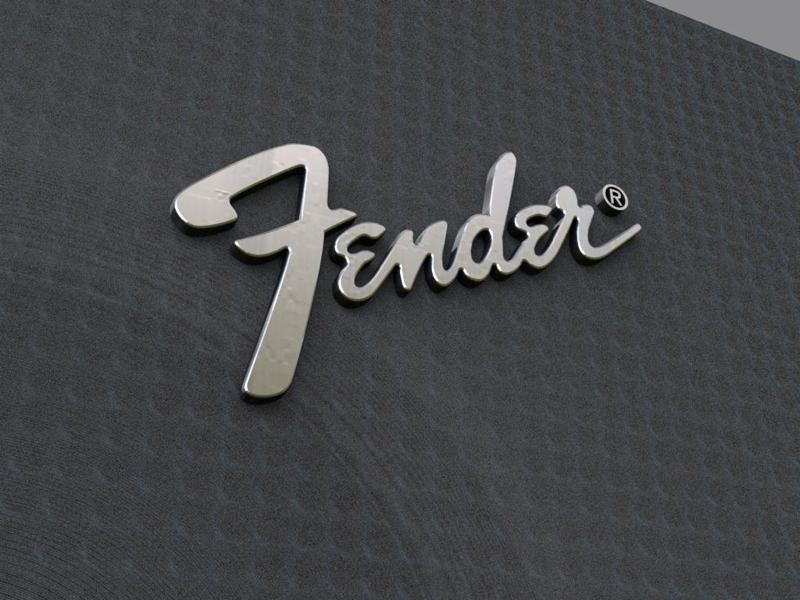 FENDER LOGO DECORATION SIGN