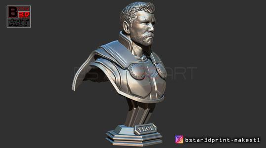 Thor Bust Short Hair - Infinity war -  Avenger  - from Marvel