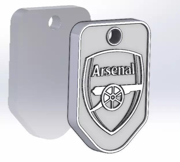Arsenal Car Keychain