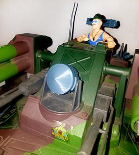 GI JOE Slaughter's Marauders Equalizer Tank Cone Radar