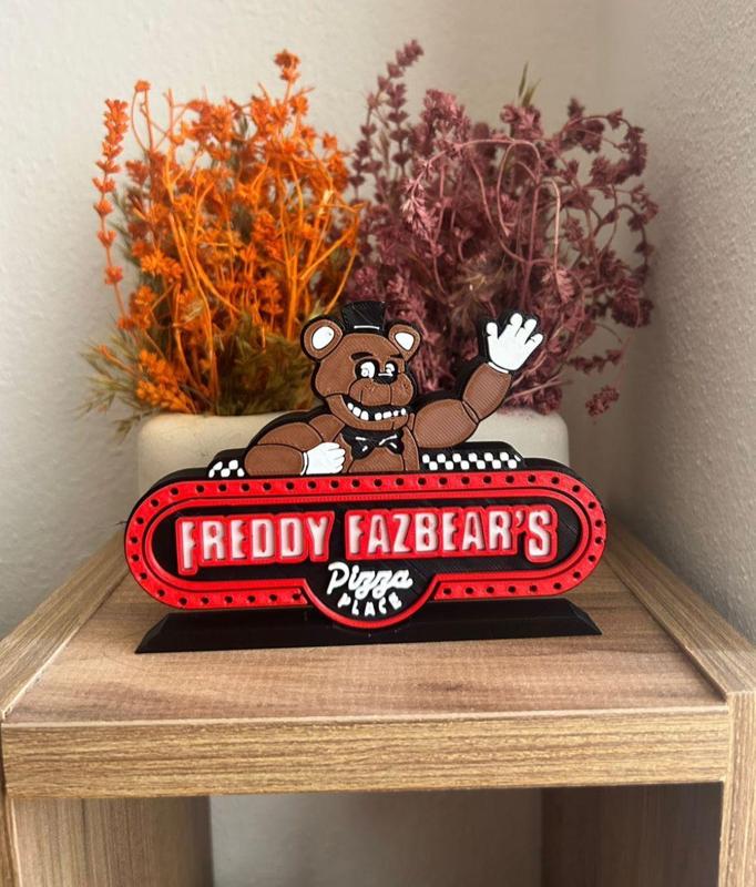 FNAF Sign - for ams - stl and 3mf