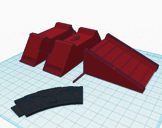 SGU gate ALL PARTS (parts separated for small printers)