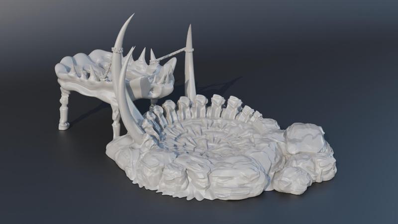 Ogre Mouth Hole Faction Terrain