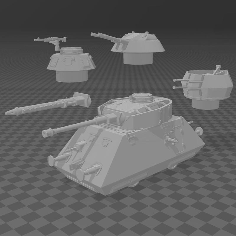 Leichte Panzerjäger Triebwagen for Dust Warfare 1947