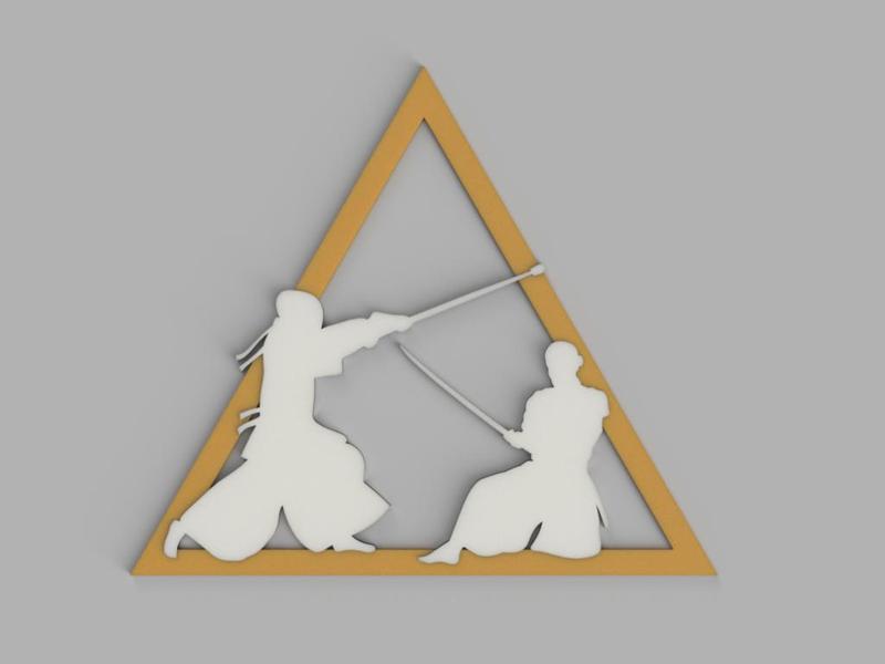 Decorative triangle - Kendo