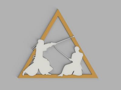 Decorative triangle - Kendo