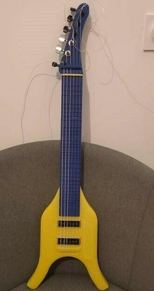 Flying microtonal banana (guitalele) working