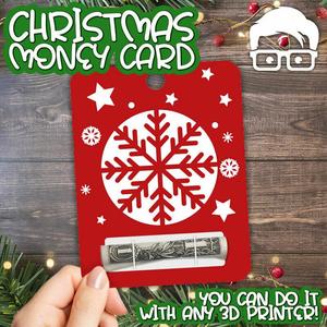 🎅 Christmas Money Card holder - by AM-MEDIA (money card, Christmas gift, Money gift, Christmas Cash gift, Teen gift, Christmas gadget)
