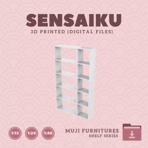 11 Muji Stacking Shelf for Miniature Dollhouse Muji 3D Print