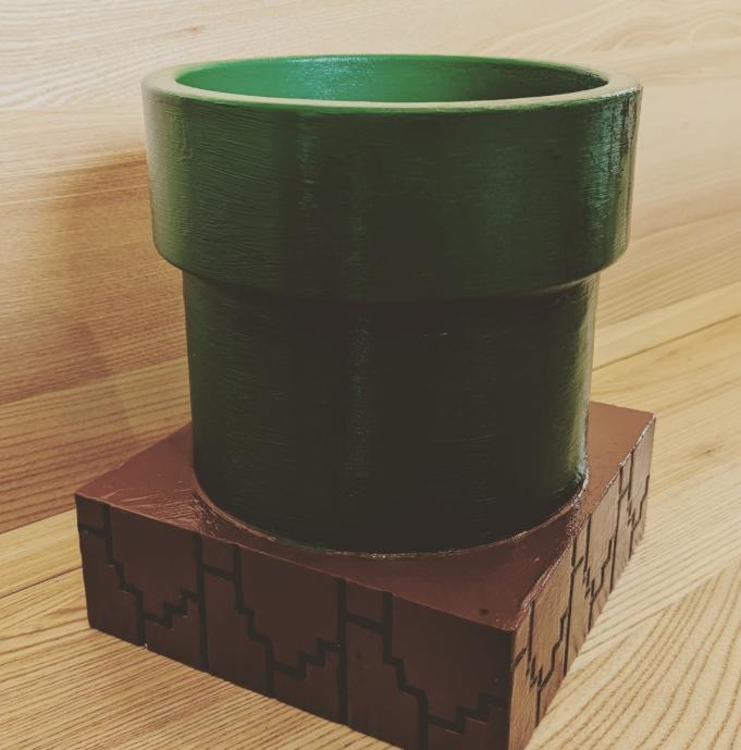 Tube Mario Poubelle (Warp Pipe)