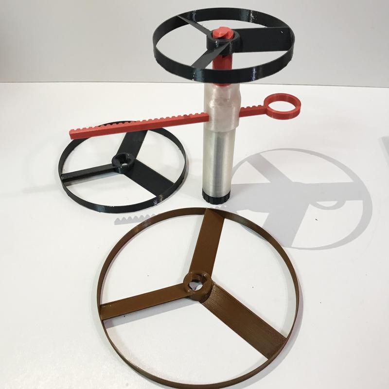 Pull Copter ( 10, 13 and 16 cm Rotor blades )