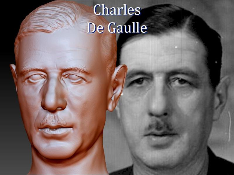 Charles De Gaulle Bust