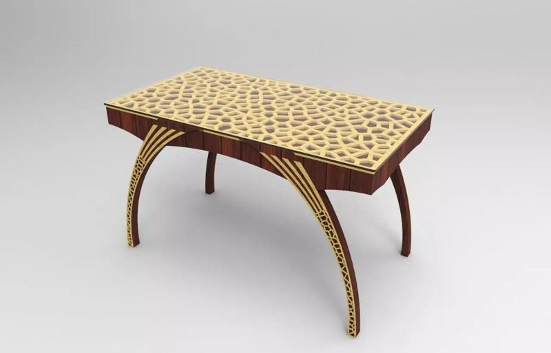 Coffee Table laser cut 6mm plywood