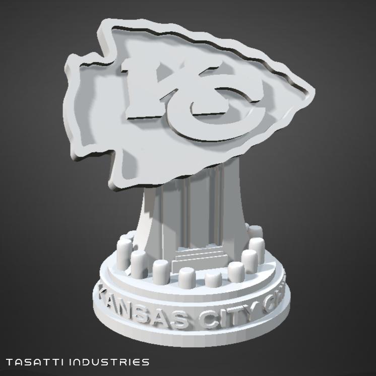 NFL Kansas City Chiefs Logo Trophy