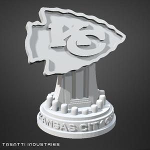 NFL Kansas City Chiefs Logo Trophy
