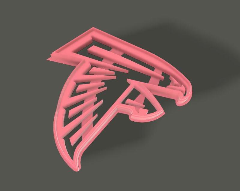 COOKIE CUTTER ATLANTA FALCONS NFL LOGO