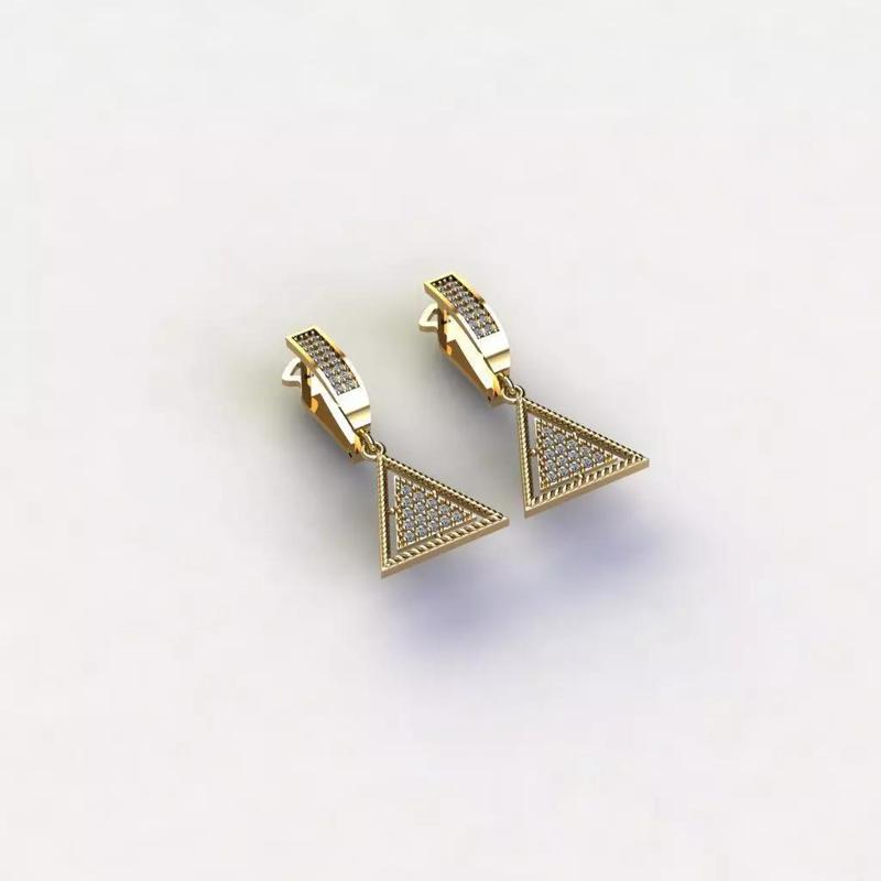 engagement earrings 3D Model Collection 3D print model tmtr78