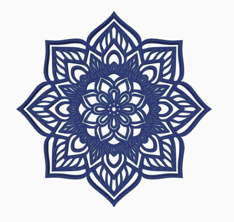 Mandala coaster soap dish wall art