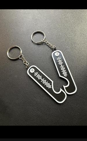 Break-Up-Proof Spotify Keychain – Bottle Opener Heart STL Set