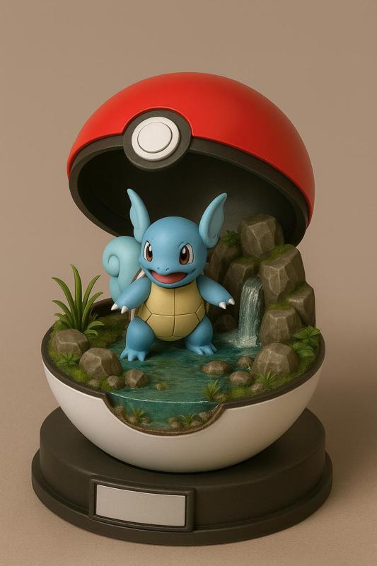 Wartortle Habitat Diorama – Pokémon 008