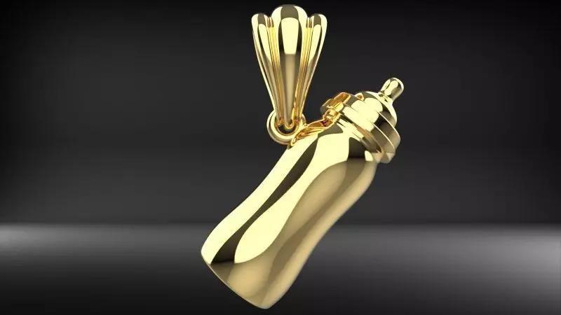 Baby Milk Bottle necklace Pendant charm bracelet jewelry