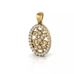 Oval Filigree Pendant