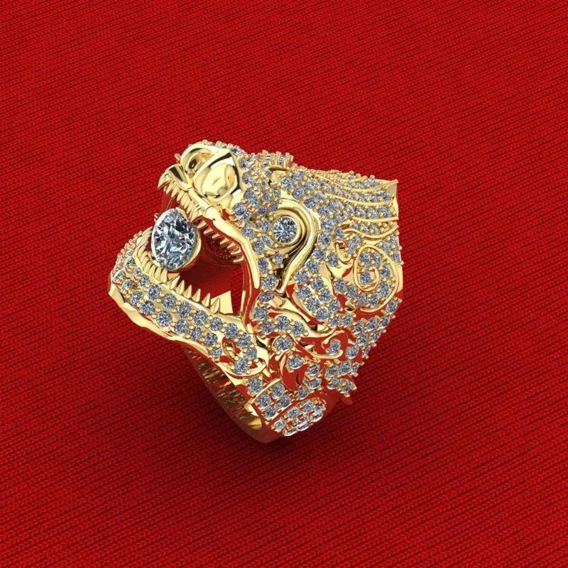 Hanuman Diamond Ring