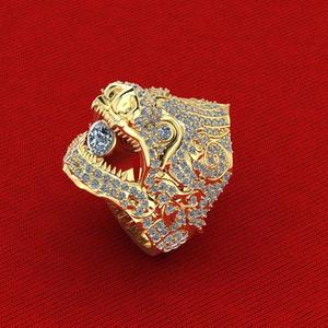 Hanuman Diamond Ring
