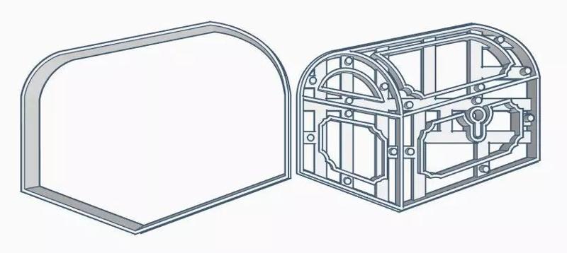 Pirate Treasure Chest Cookie Cutter