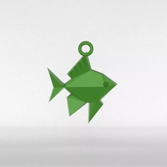 Minimal Fish Pendant