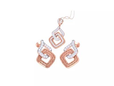 Earring Pendant Set 3dm STL OBJ FBX Renders Details