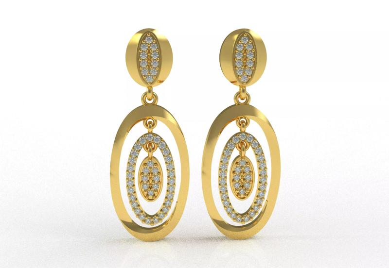 Diamond Pendant Set 44