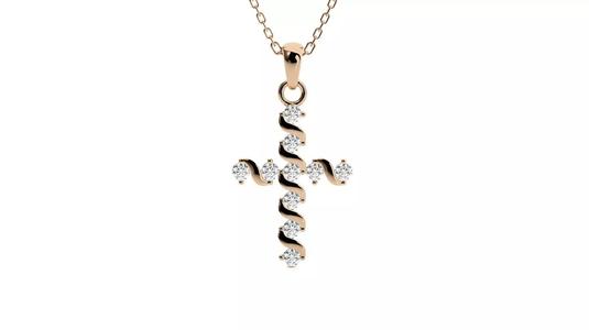Jesus Holy Cross Pendant 3dm stl renders details