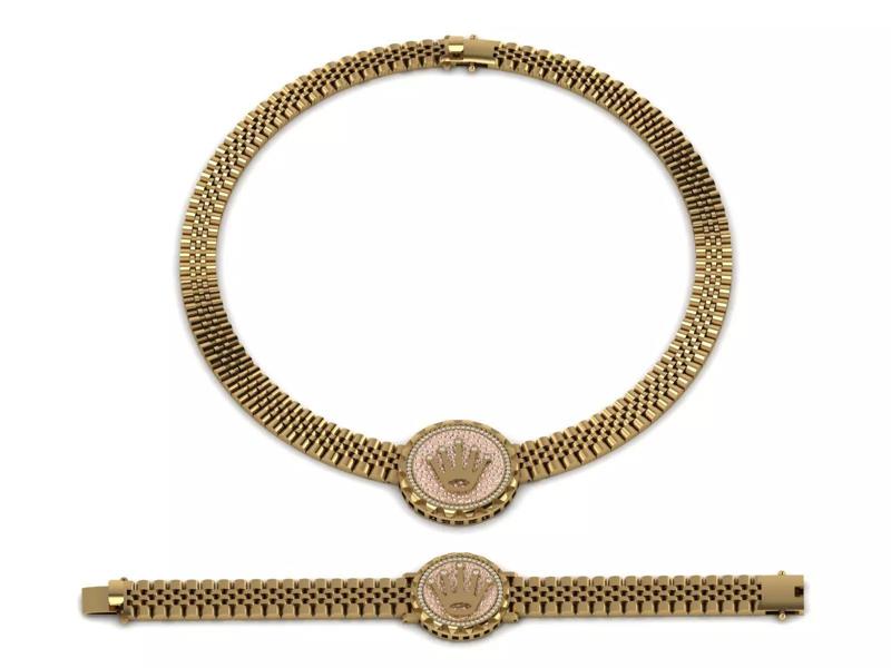 Necklace and bracelet set